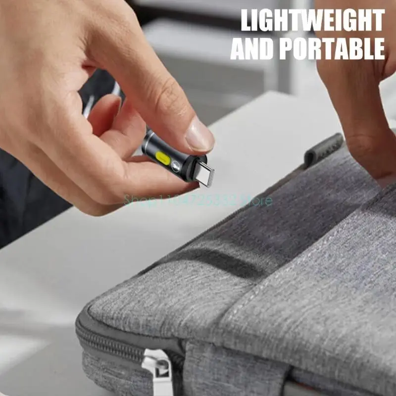 

Rechargeable Mini Flashlight Battery-Free Ultra-Bright LED Pocket Light for EDC & Emergencies