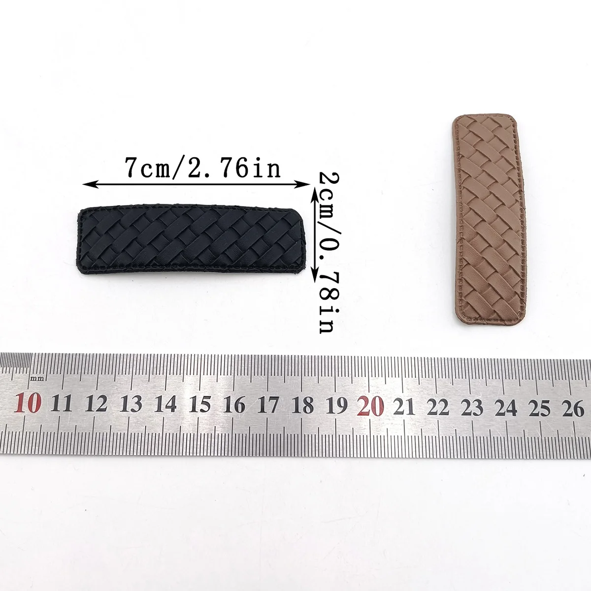 Retro PU Mode Stil Diamant Muster Seite Clips BB Haarnadel Für Frauen Mädchen Frau Haarnadeln Barrettes Haar Zubehör Kopfbedeckungen – Detail 2