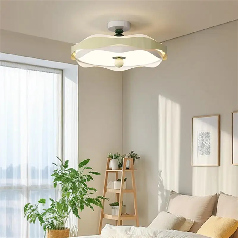 Cream-style Bedroom Ceiling Light Modern Minimalist Full-spectrum Eye-friendly Lighting Suitable Bedroom Dining Room Chandelier