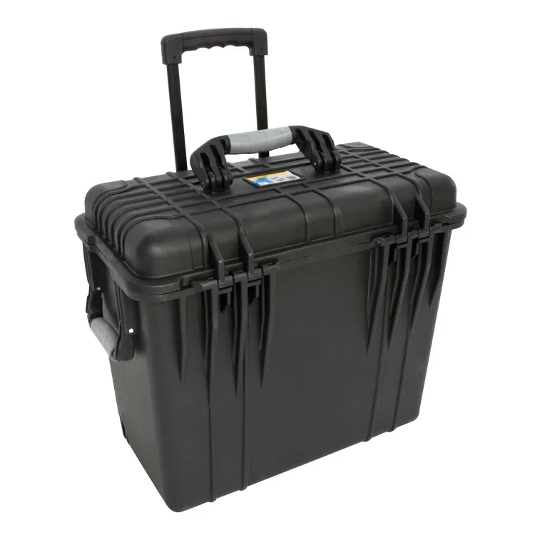 High quality trolley rolling hard protective instrument equipment toolbox large hard case