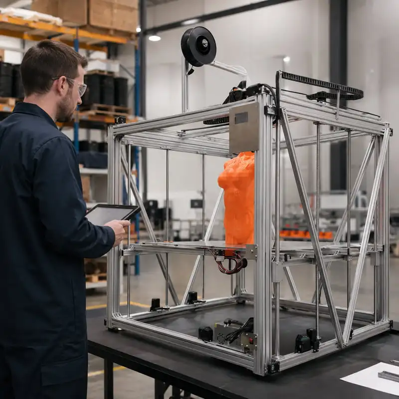 1200mm Large Scale 3D Printer Customized Industrial Additive Manufacturing Machine for Factory Tooling Production