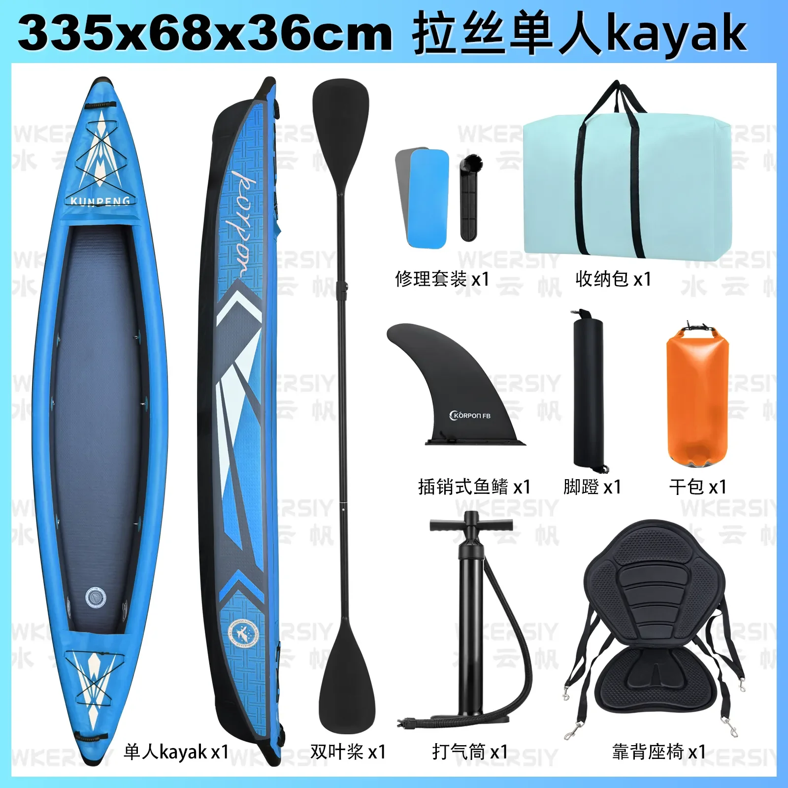 Inflatable Fishing Kayak Boat Hardshell Drop Stitch Kayak PVC Bag for Lake Fishing Kayak Gonflable People Easy Carry Detachable