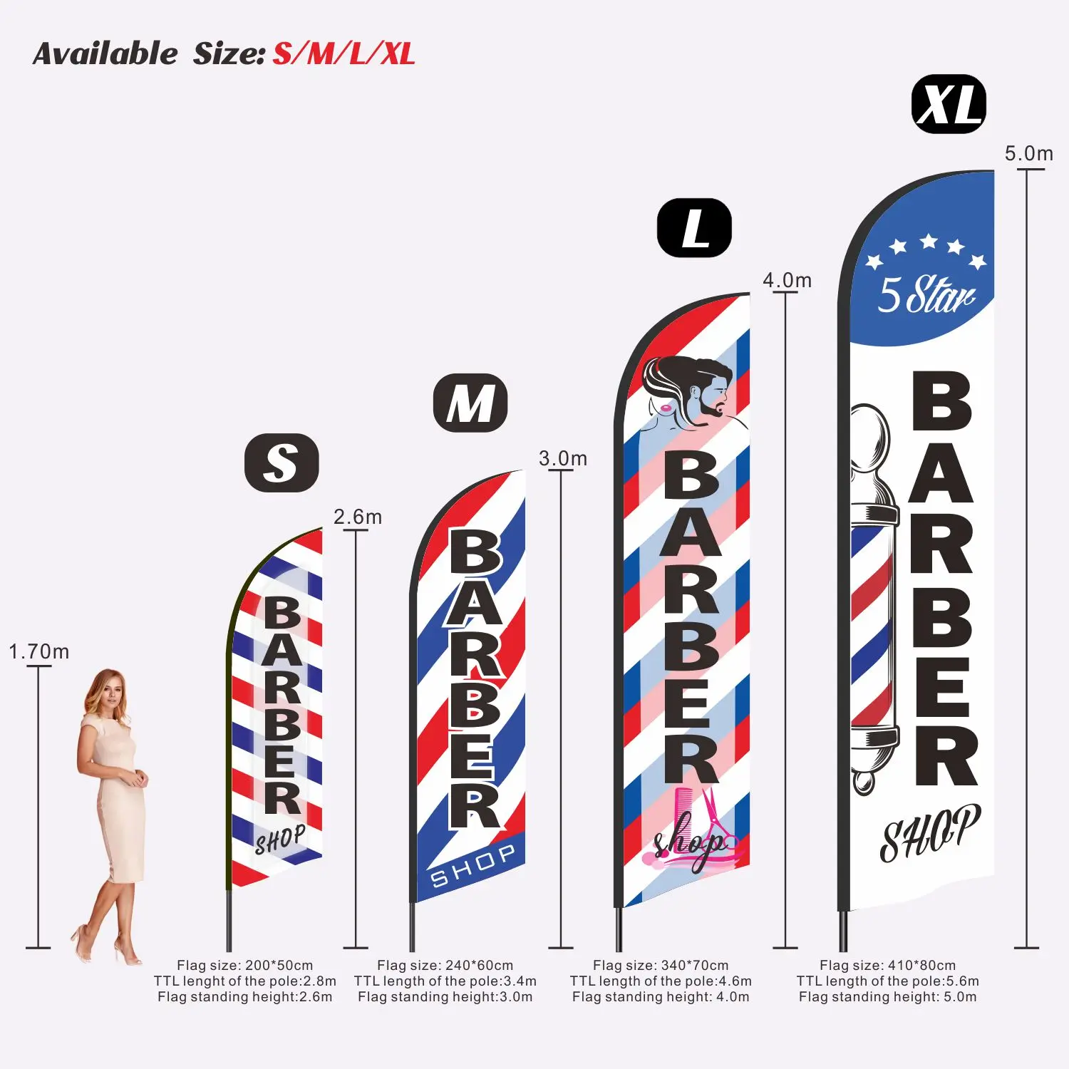 Barber Shop Feather Flag Hair Beauty Face Beach Banner Hairdressing Salon Health Spa Nail Massage Haircut Fitness, Flag Only