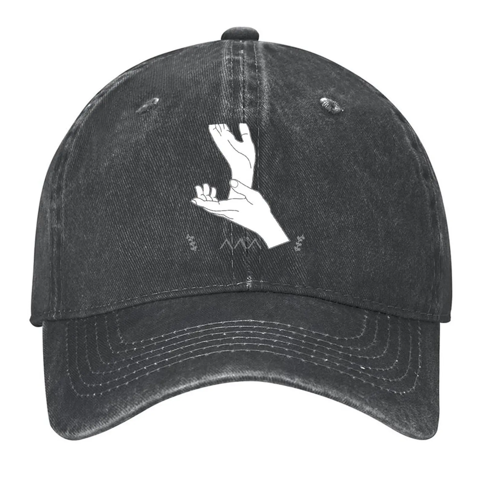 

Twin Peaks Laura Palmer Meanwhile Hands Owl Cave Logo Baseball Cap luxury caps Cosplay Hat Beach Golf For Girls Men's