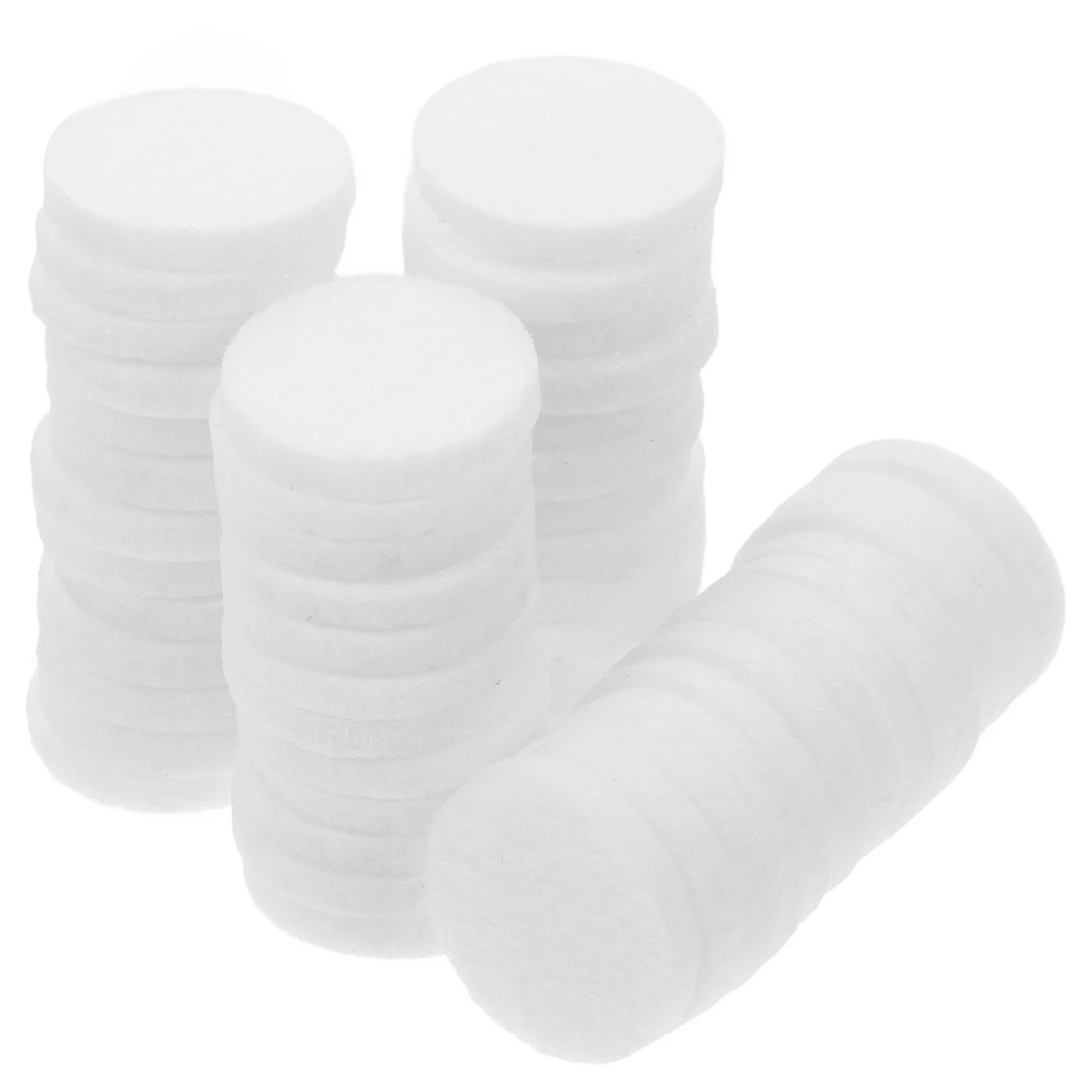 

50pcs Essential Oil Diffuser Locket Pads Premium Cotton Refill For Aromatherapy Necklace Minimalist Style Water Absorption Pads