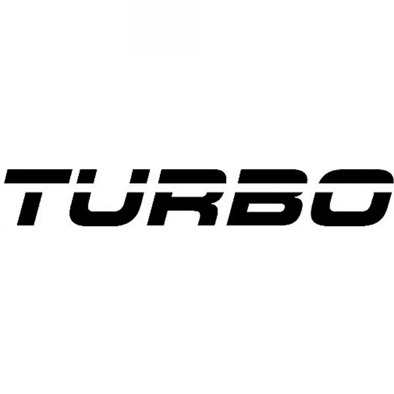 

Turbocharged Car Sticker Decal Personalized Car Sticker Pvc Sticker Suitable for Various Models Black/white, 13CM * 2CM