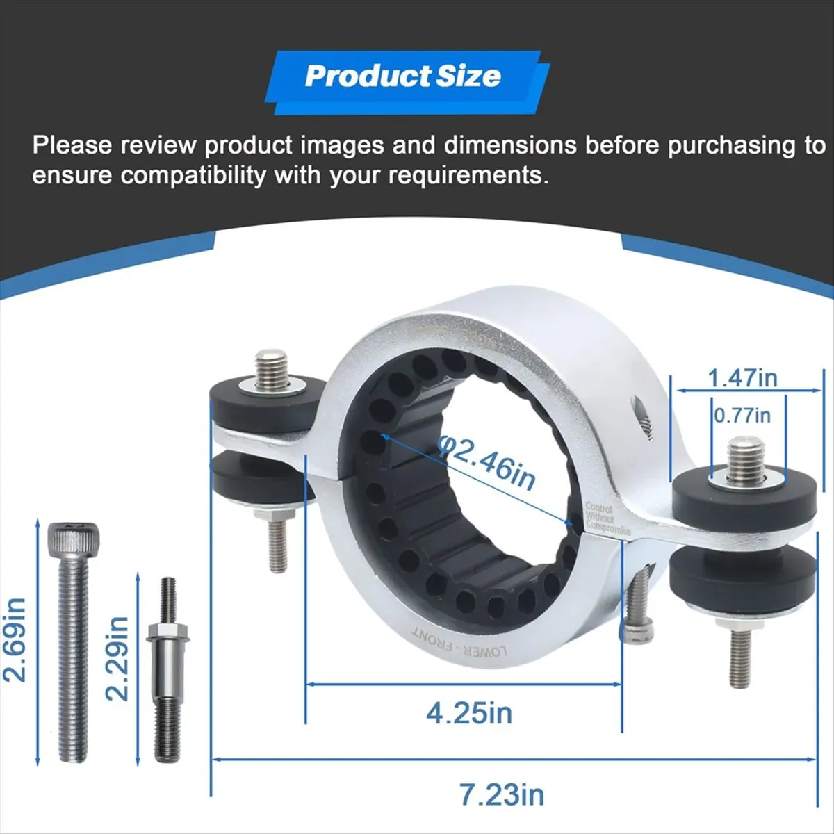 B09A CHR03A0 Driveshaft Center Support Bearing Carrier for Dodge WD Durango Jeep WK2 Grand Cherokee 52853646AE 52853646AC,B