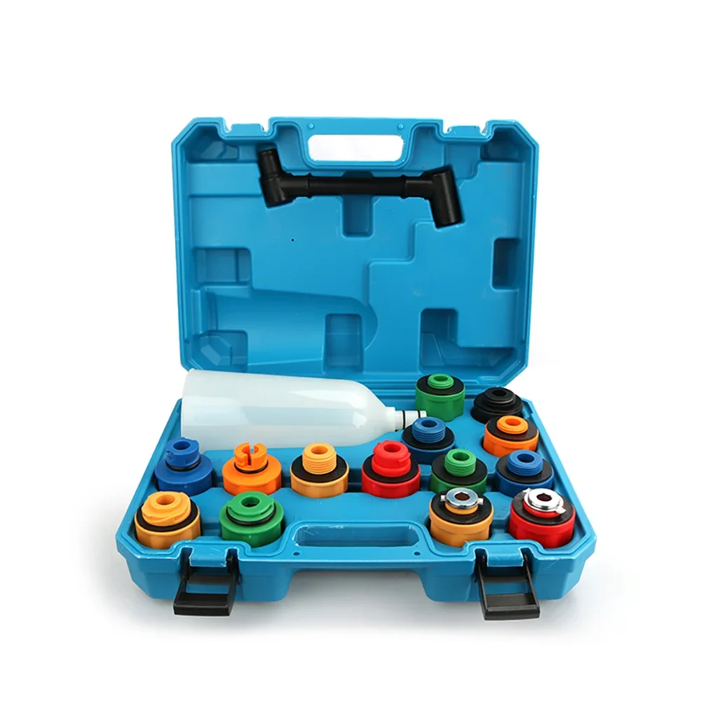 16PCS Engine Oil Filler Set Automobile Engine Replacement Funnel Device Oil Change Tool Car Engine Oil Filling Funnel