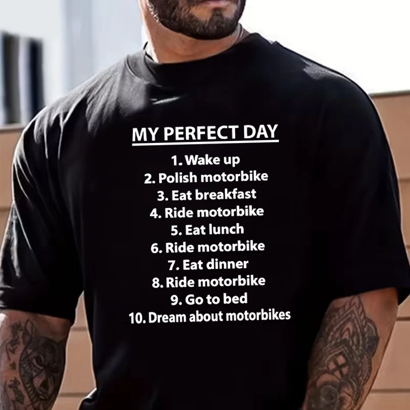 

BIKER T-SHIRT Motorcycle Cafe Racer Chopper Bike Mens Funny 100% Cotton O-Neck Short Sleeve Mens Tee