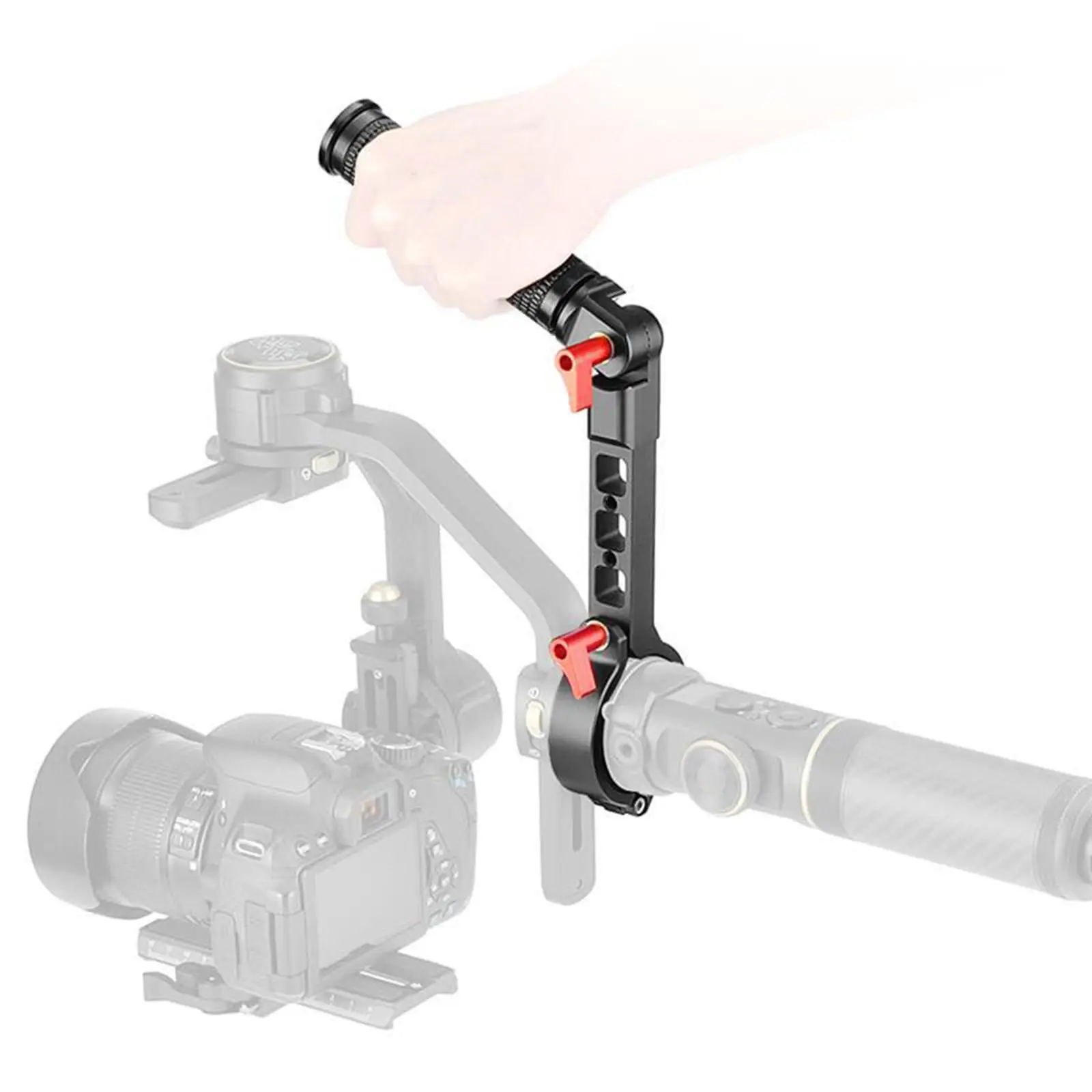 Adjustable Low Angle Hand Grip Extension Arm Holder for Zhiyun Crane 2S