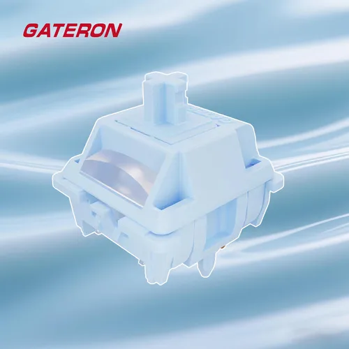 Imagen 2 del producto GATERON-interruptor para batido de sal marina, HIFI, lineal, 5 pines, todo POM, Material RGB personalizado, lubricación de fábrica, interruptor de teclado mecánico