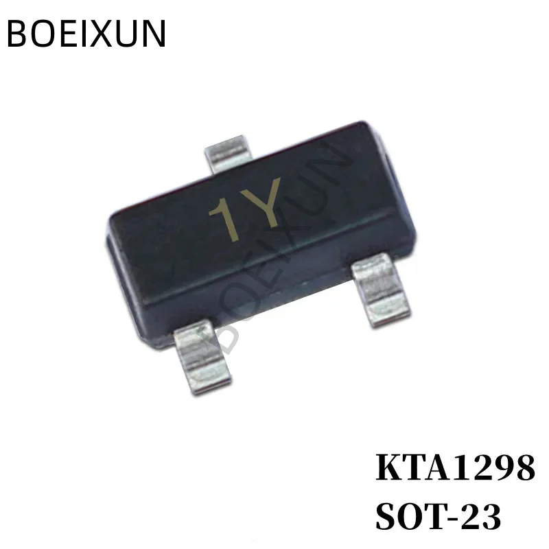 200/500/1000/2000/3000Pcs KTA1298 SMD Transistor SOT-23 Footprint 1Y Silkscreen PNP 30V/800mA Bipolar Amplifier Transistor