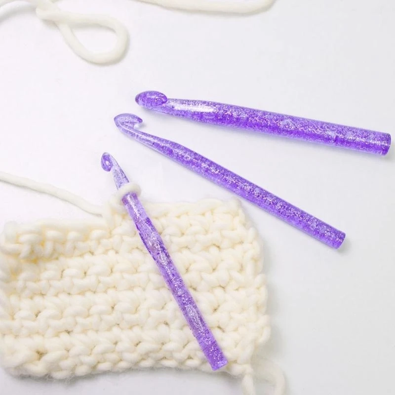  Crochet Hook Set 10/12/15mm Crochet Needle Practical Ergonomical Knitting Needle Crochet Accessories for Handicrafts