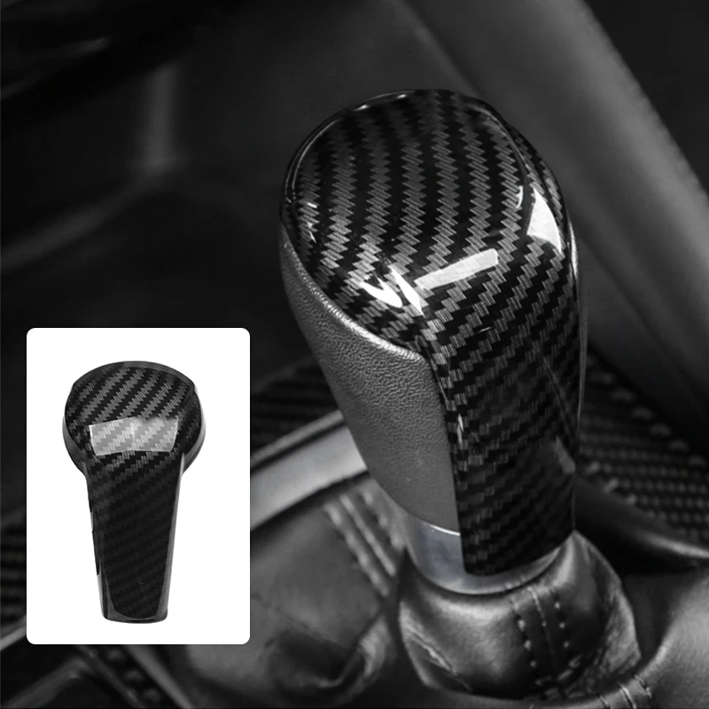 

For Mazda 2 3 6 Atenza CX-3 CX-5 CX-9 2013-2018 2019 2020 2021 2022 Car Gear Head Shift Knob Handle Cover Trim Sticker Accessori