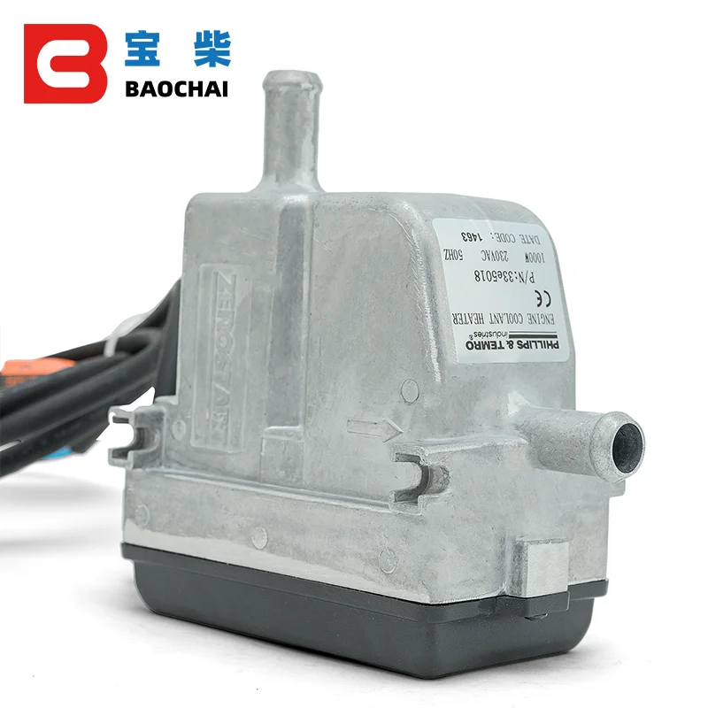 Calentador eléctrico de circulación de bomba de calor de agua de motor Phillips & Temro Zerostart 1000w 1500w