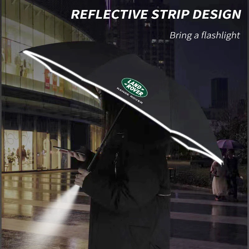 Car Automatic Folding Windproof Sunshade Umbrella For Land Rover Range Rover Discovery Evoque Freelander 2 Velar SVR Accessories