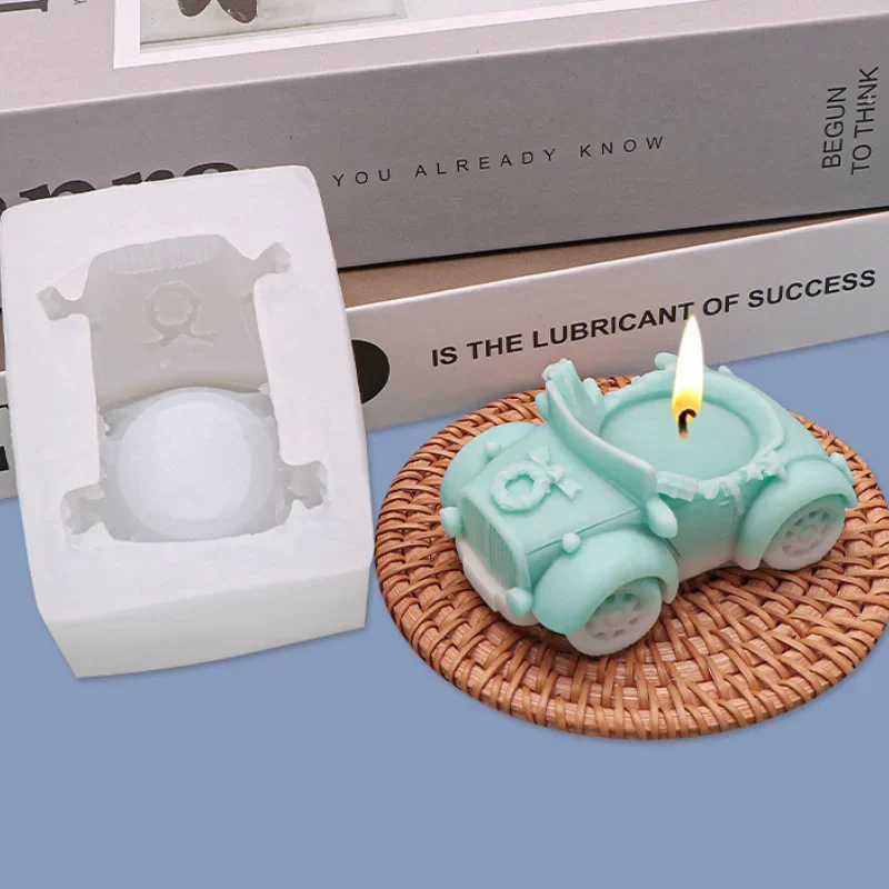 New Car Airplane Candle Silicon Mold DIY Candle Making Resin Soap   Baking Chocolate Cake Mold Gifts Craft Supplies Home Decor