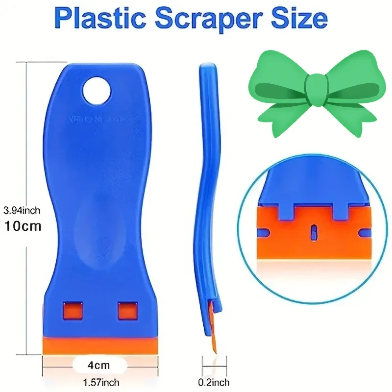 1 セット車のステッカーリムーバー多目的プラスチック小さなペイント自動車フィルム適用ツール家庭用ガラスクリーニングスクレーパー