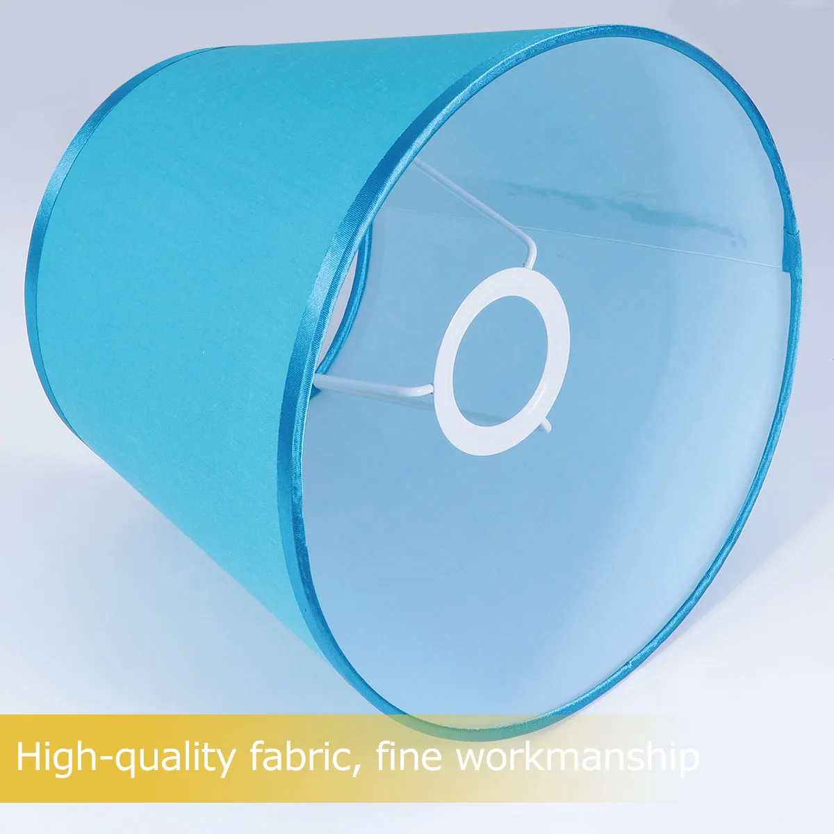 1-個の耐久性のある布ランプシェード防塵シェード天井デスクベッドサイドランプ用暖かい雰囲気照明テーブルランプシェード