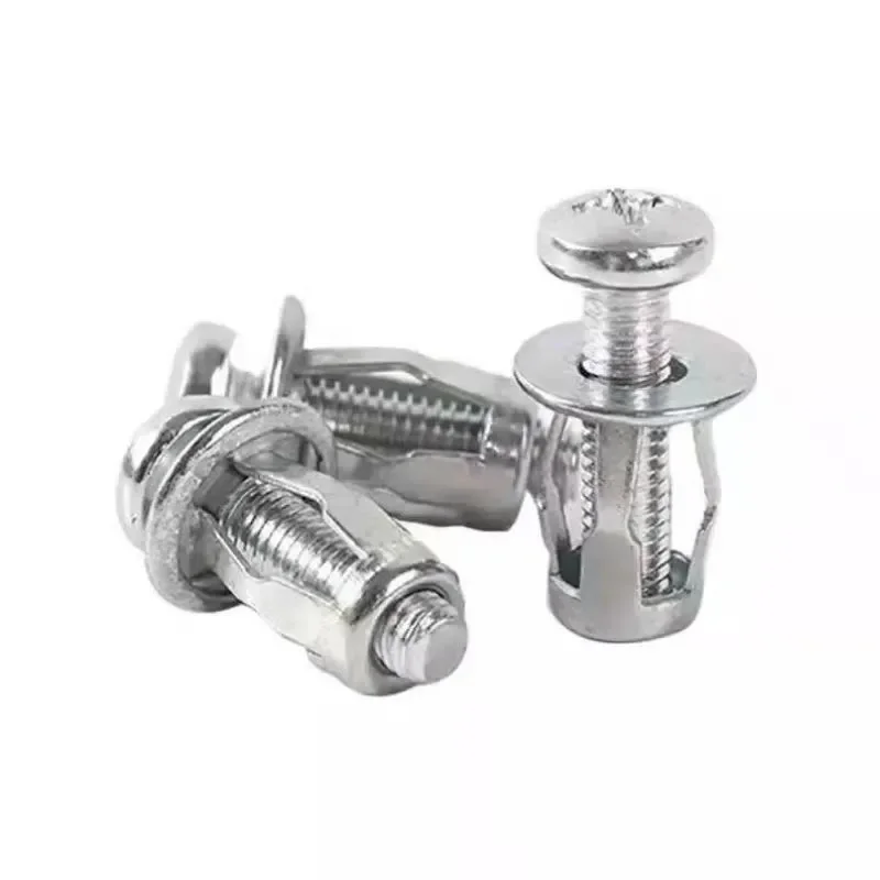 Petal Rivet Lock Nuts with Screw Fixed License Plate For Car Screw Iron Skin Car Metal Screw Jack Nuts for Hollow Wall