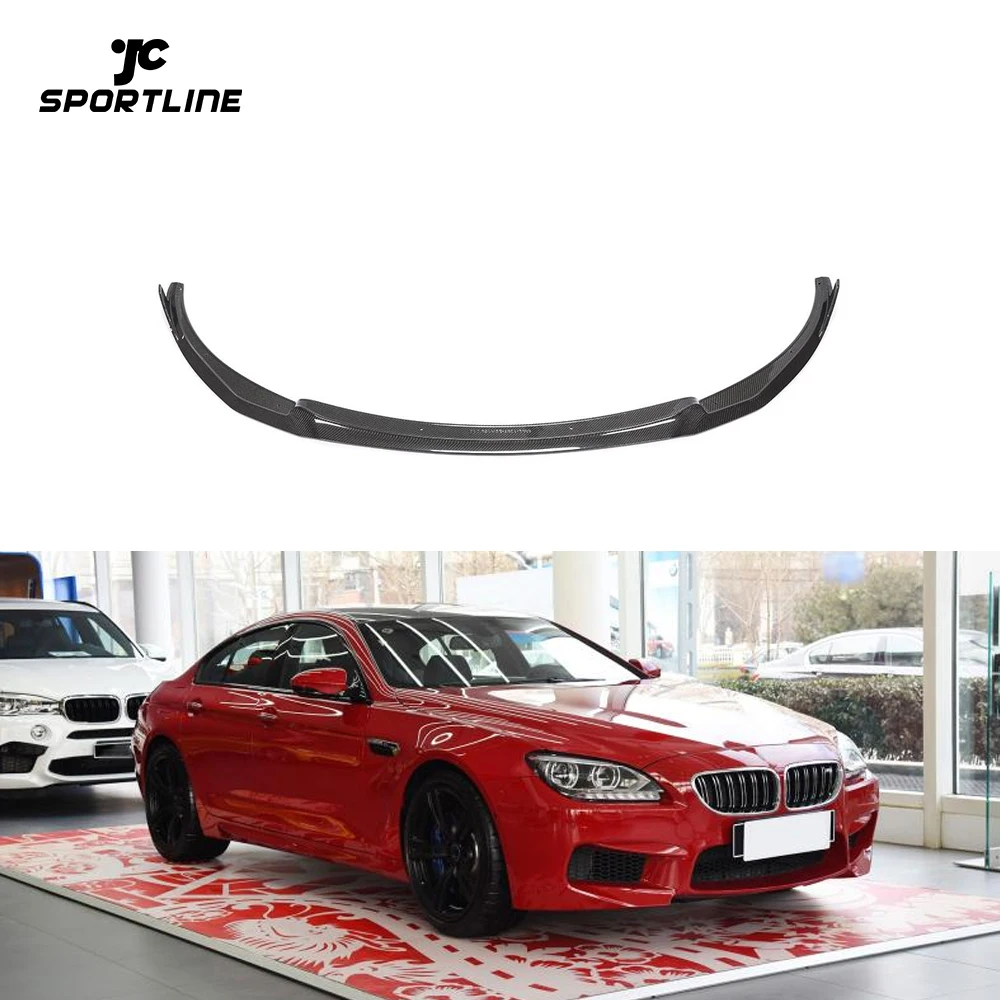 

Carbon Fiber M6 Car Front Splitter Lip For BMW F06 F12 F13 M6 Gran Coupe 2013-2016