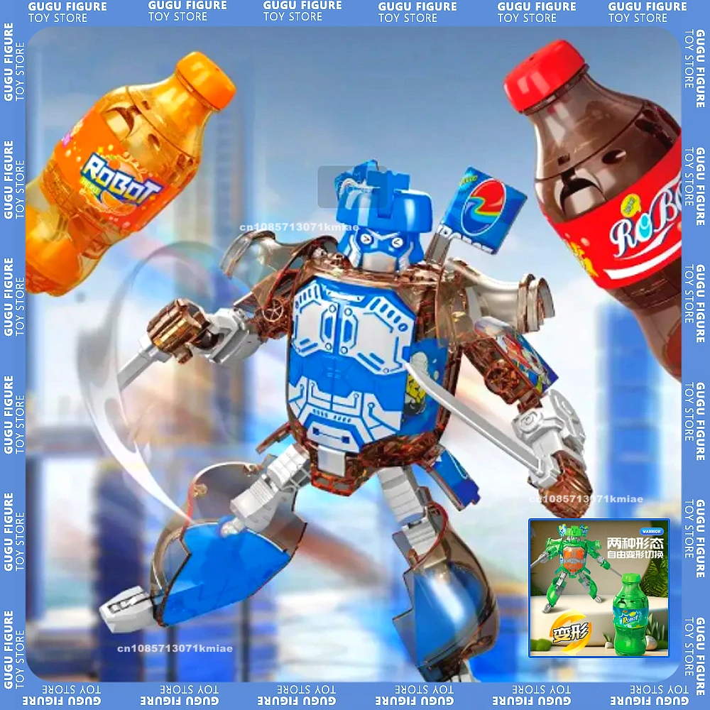 Korea Cartoon Deformation Robot Tobot Young Styles Toys Brothers Anime Drinking Robot Toys Kid Toy Deformation Car Juguetes Gift