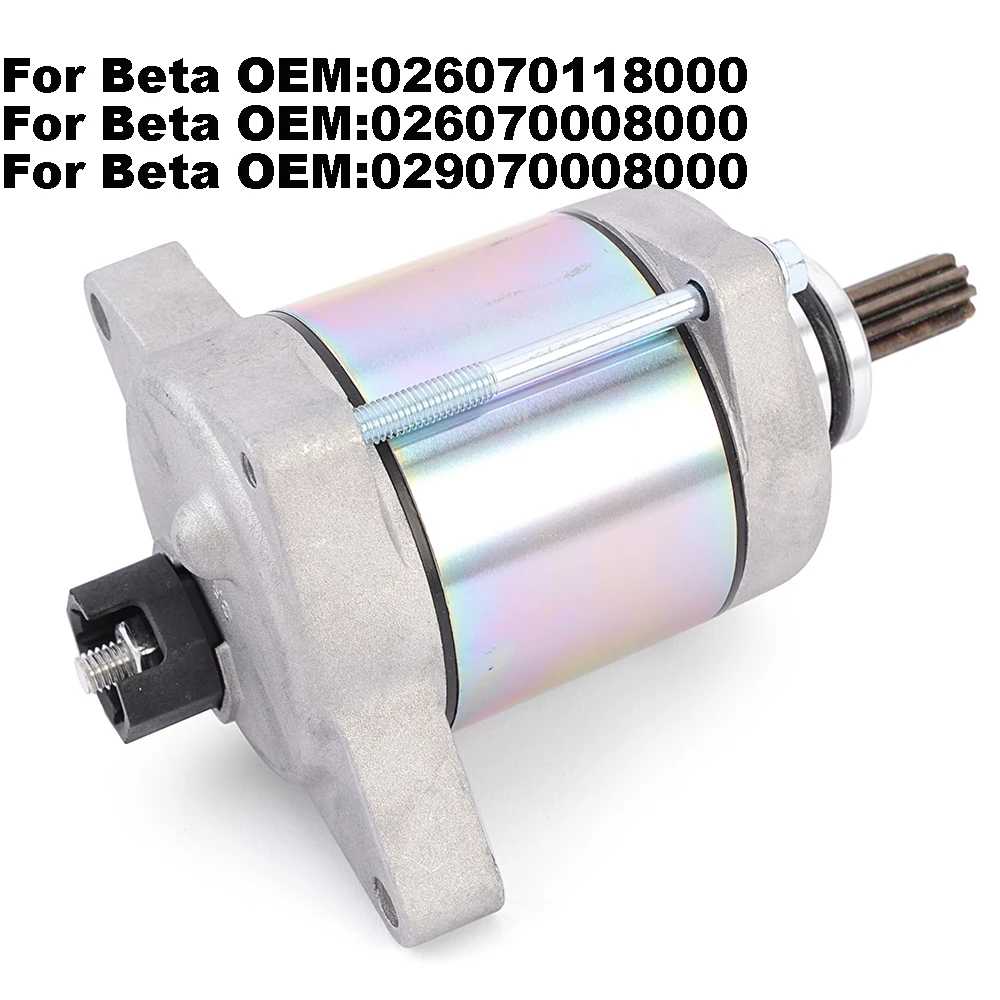 

Motorcycle Starter Motor For Kawasaki KX450 KX450SR KX450X for Beta FACTORY 300CC Despieces Xtrainer 250CC DESPIECE 2T RACING