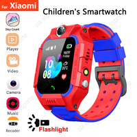Children's Wristwatch For Android Kids Smart Watch Music Play Pedometer Tracker Time Display Video Audio Record Torch Smartwatch
