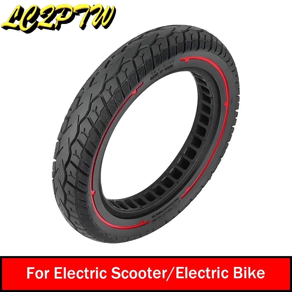 

12 inch 12x2.125 Solid Tire For Electric Scooter Electric Bicycle Off-Road Non- Inflatable Explosion-proof 12x2.125 Tyres