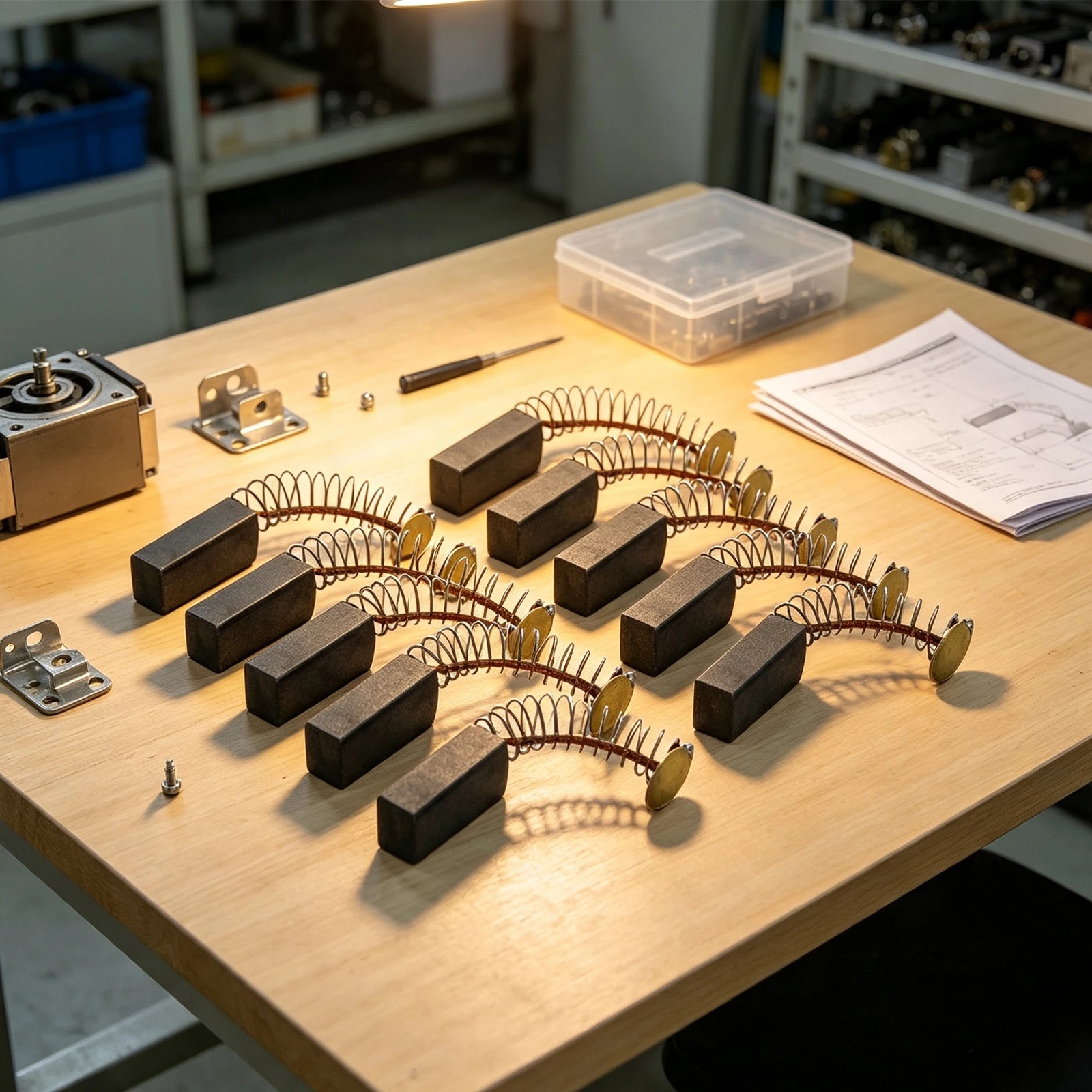 Sealer Maintenance 10pcs Carbon Brushes Suitable for Various Continuous Sealing Machines Including the FR Series