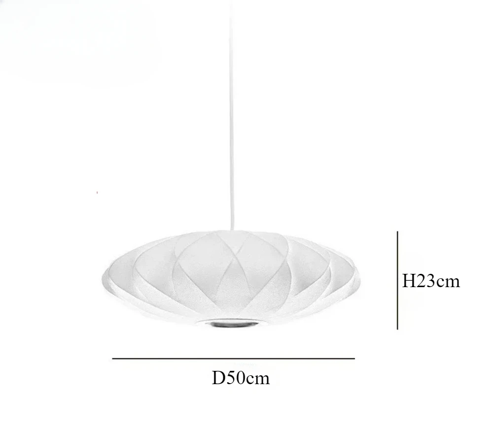 Modern Art  Oval Lantern Stripe Fashion Silk 40/50cm Bedroom Lighting Ceiling Chandelier Decorative High Quality Pendant Light