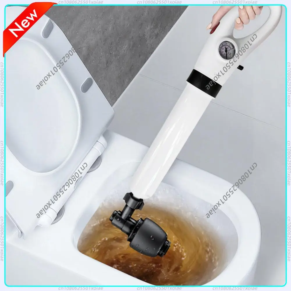 

Набор для прочистки унитазов: пневматический вантуз-насос высокого давления, инструмент для устранения засоров в трубах, аппарат для прочистки канализации, пневматический очиститель-воздушный бластер