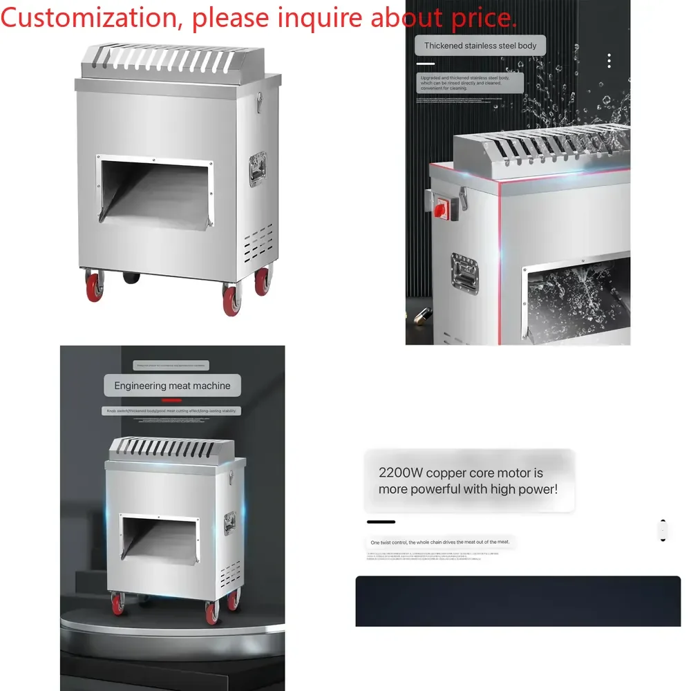 

New Condition Electric Horizontal Stainless Steel Meat Slicer Knife Home Restaurant Use Made in China Exchangeable Cutting
