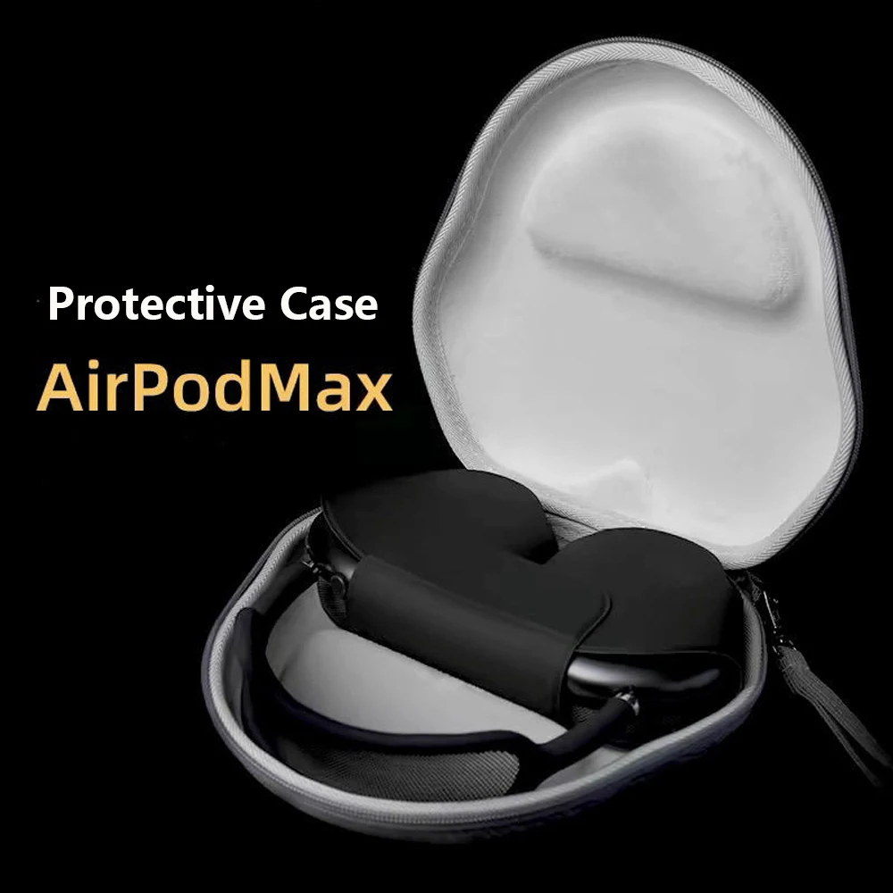 حقيبة سفر محمولة لأجهزة Apple AirPods Max تدعم وضع النوم وحقيبة تخزين منظمة صلبة لأجهزة AirPods #2