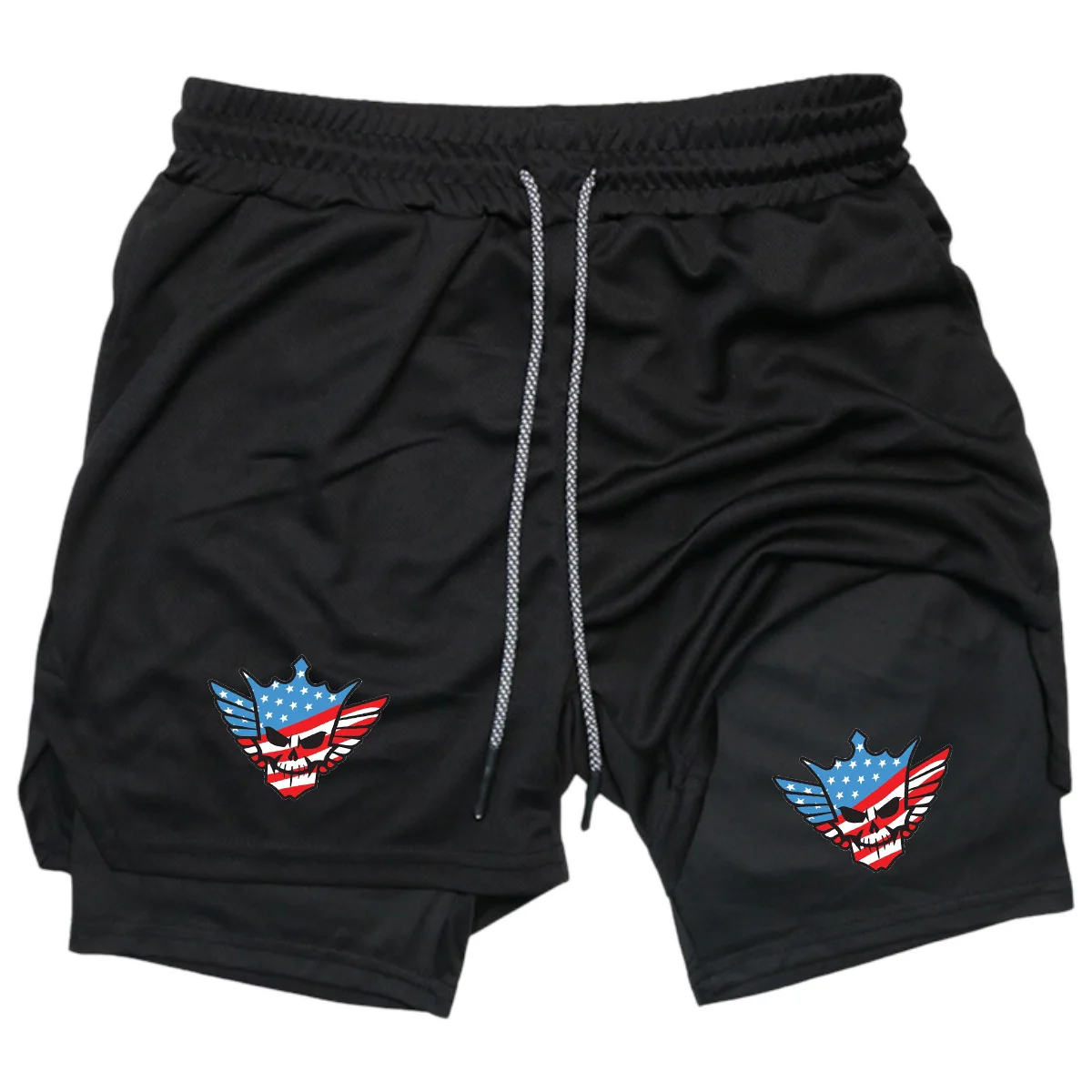 Men's Quick Dry Breathable Gym Training Shorts 2-in-1 Summer Casual Sports Fashion Quick Drying Breathable Gym Training Shorts