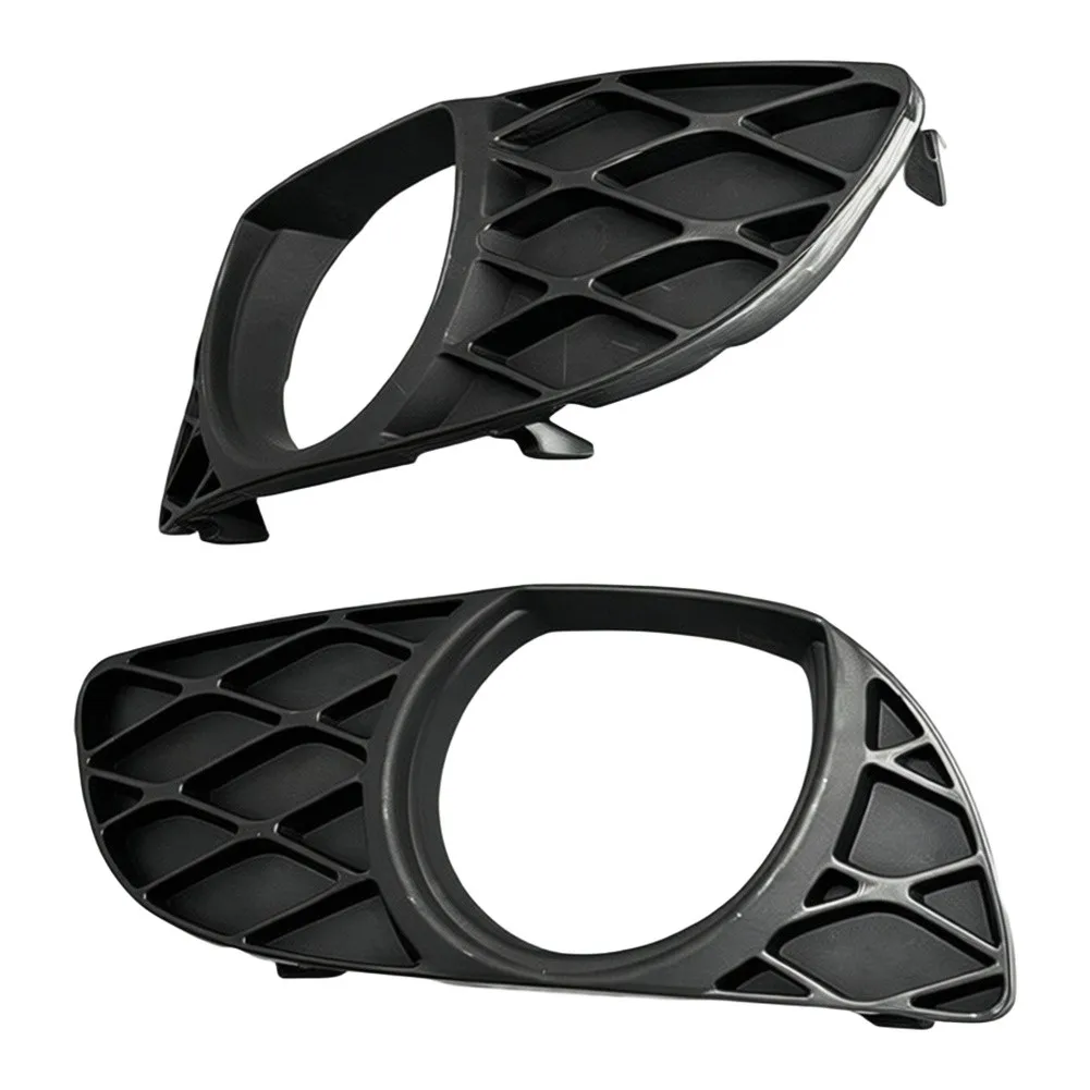 Headlight Bezel Black Fog Light Bezel ABS Plastic Construction Black Finish Precise Vehicle Fitting For Car Exterior Restoration