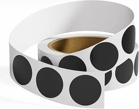 

20pcs NFC Stickers Black NFC Tags Sticker NTAG215 Rewritable Tags NFC215 Sticker (25mm) Programmable NFC Tag 504 Bytes Compatibl