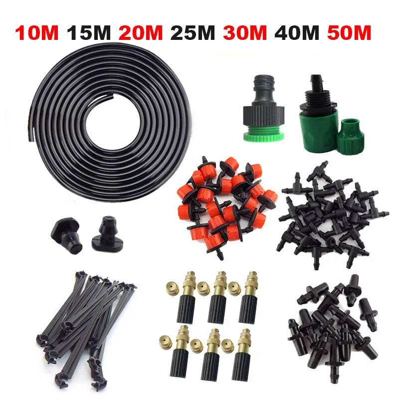

4/7mm Micro Automatic Watering System Sprinklers Diy Drip Irrigation Set Plant Water Irrigazione Garden Tool C2