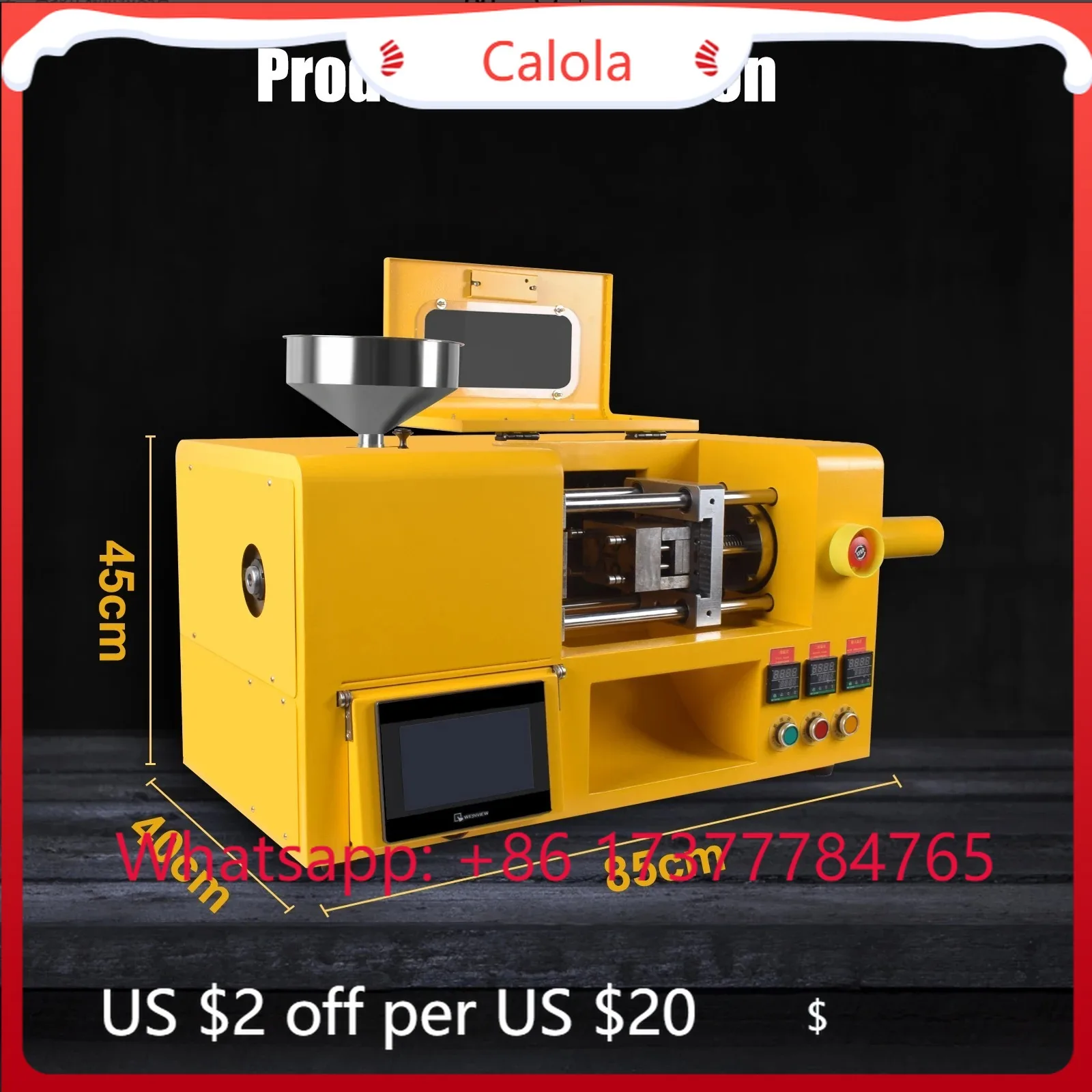 Horizontal Desktop Small Molding Machine for Plastic Parts PLA PC PE