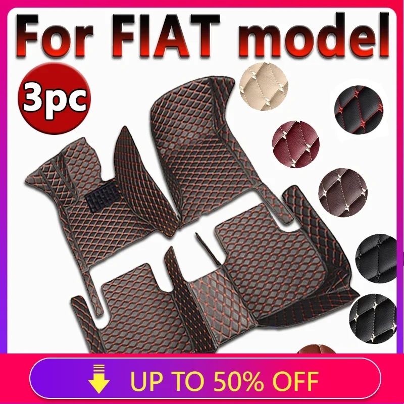 

Car Mats Floor For FIAT 124 Spider 500L GrandPunto viaggio 500 sport Ducato Car Accessories