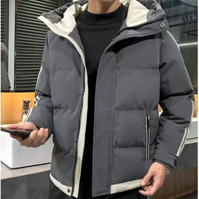 Man Padded Coat Short Padding Harajuku Fashion Parkas Quilted Down Jackets For Men Offers 2025 New In Modern In Promotion Y2k