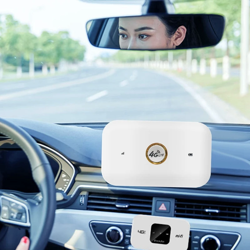 4G ルーター Wifi モデム 車モバイル Wifi ワイヤレス ホットスポット Mifi ワイヤレス Wifi 150Mbps + Sim カード スロット サポート 10 ユーザー
