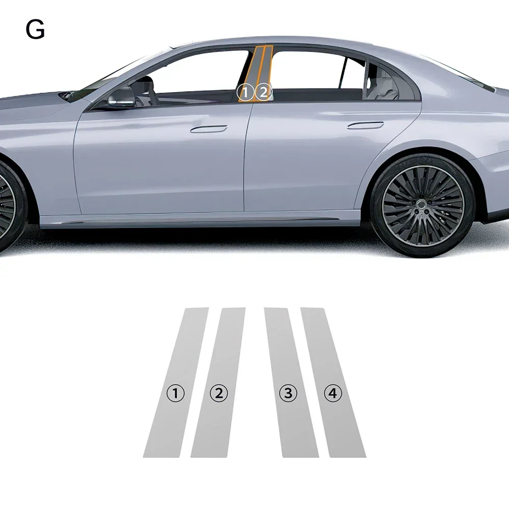 

Для Mercedes Benz E Class W214 2024 2025 ТПУ невидимая прозрачная защитная пленка для автомобильной краски, наклейка на пленку заднего вида для фар