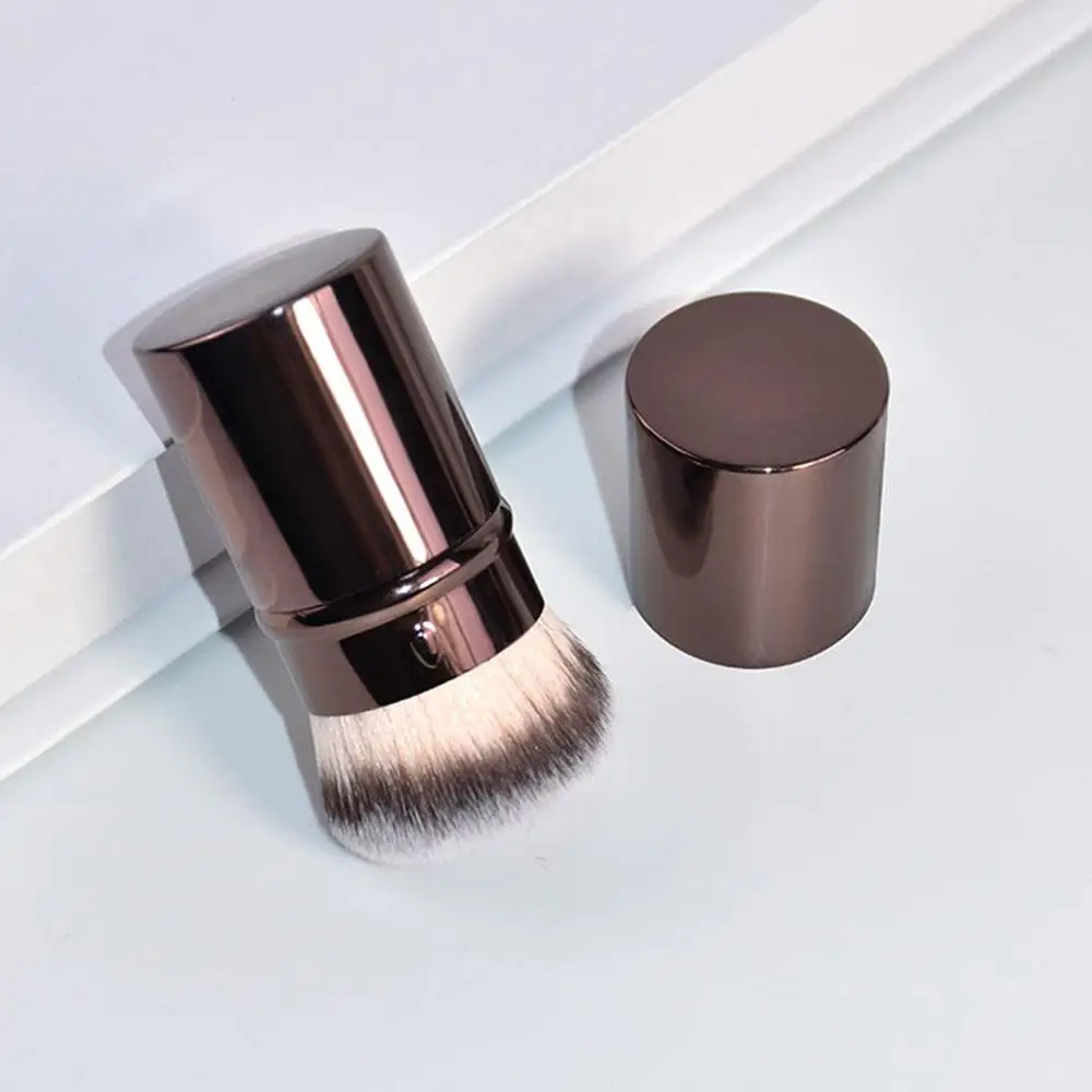 Foundation Makeup Brush Retractable Blush Brush Soft And Skin-friendly Fiber Hair Fashion Design Face Contour Brush Beauty Tool