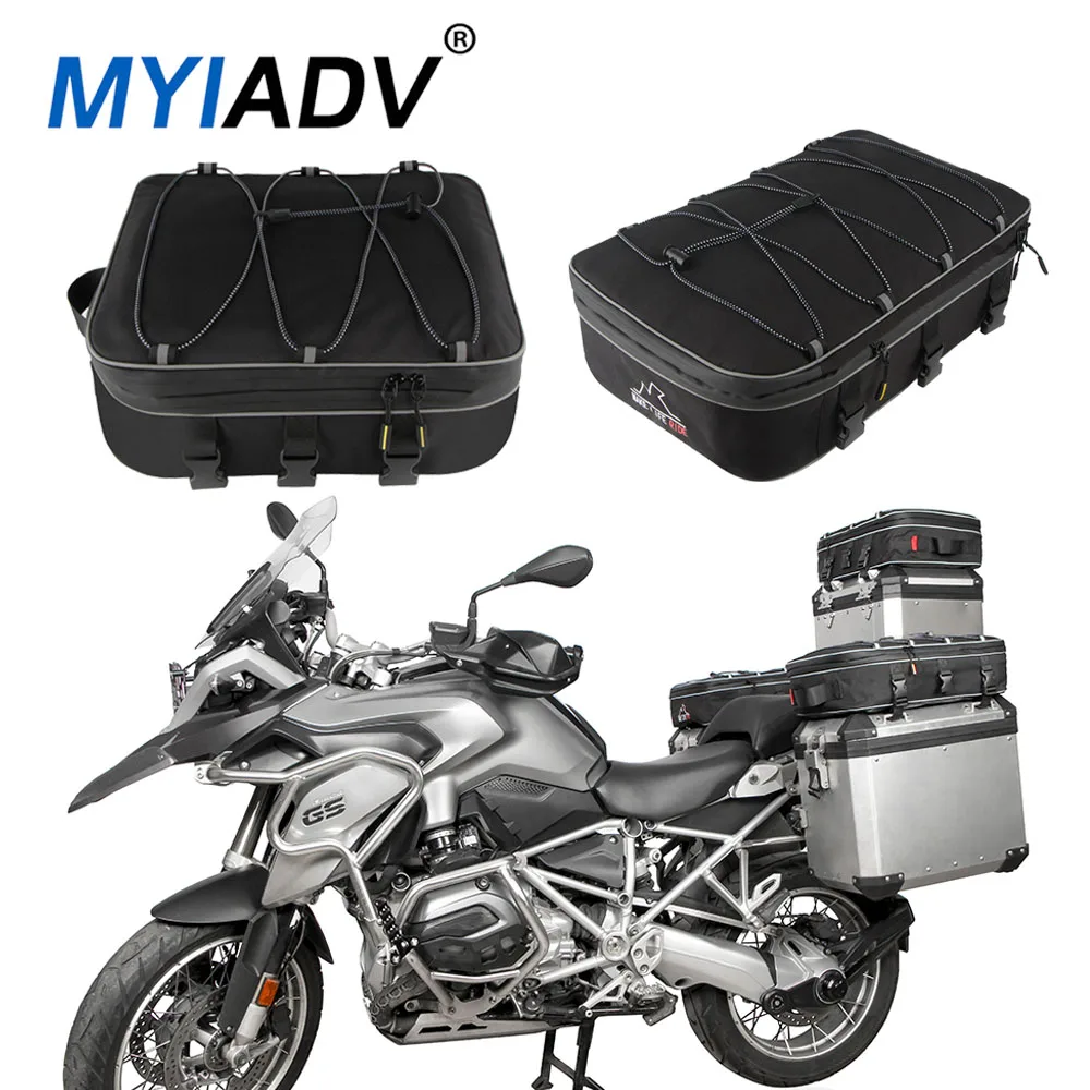 Top Case Pannier Motorcycle Luggage Bag For BMW R1250GS ADV R1200GS Adventure OC LC F850GS F750GS Expandable Top Bag Saddlebg