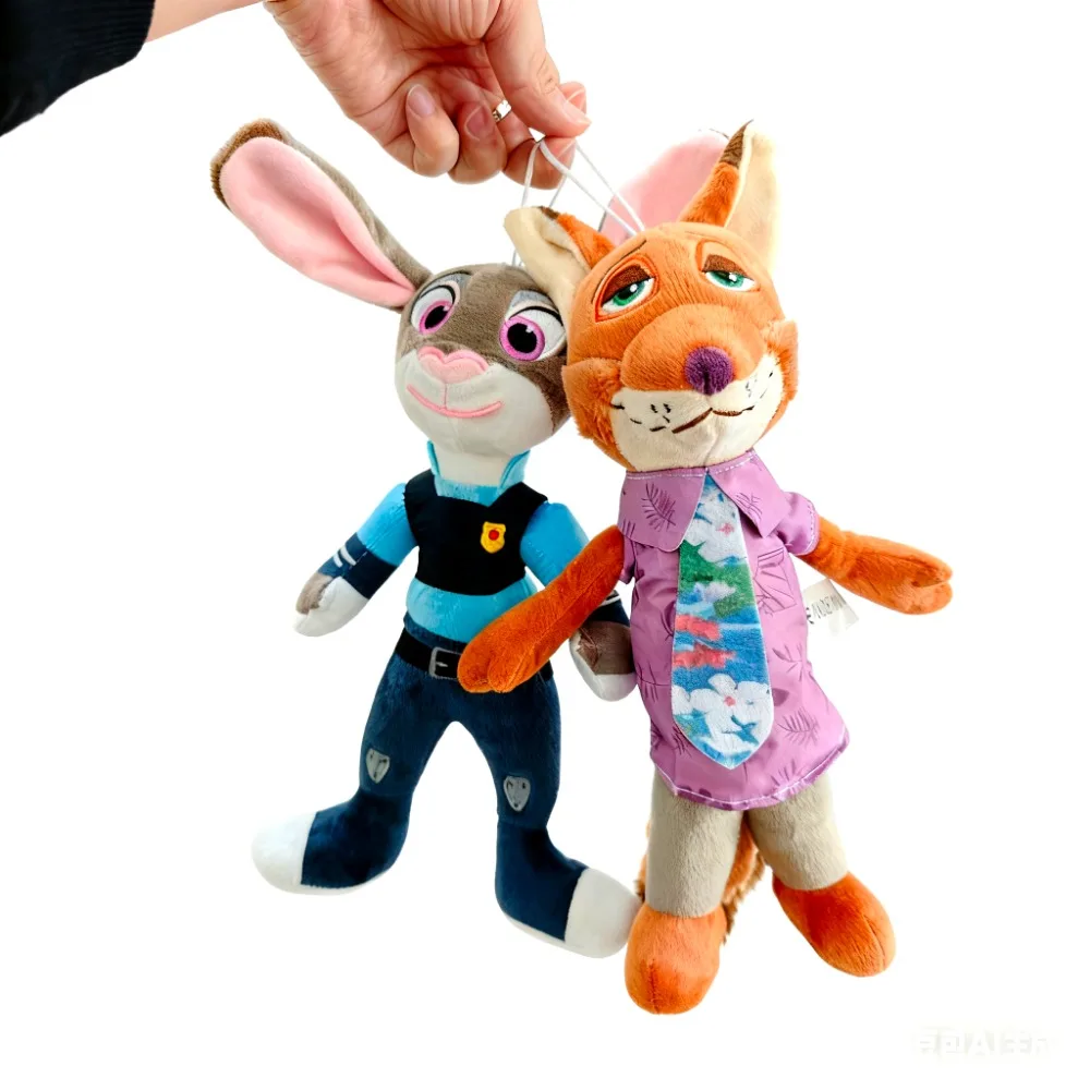 Zootopia2 شخصية نيك وايلد جودي هوبس الكرتون 30-40 سنتيمتر لطيف ألعاب من نسيج مخملي دمية نموذج عيد ميلاد هدية الكريسماس للأطفال الأصدقاء #2