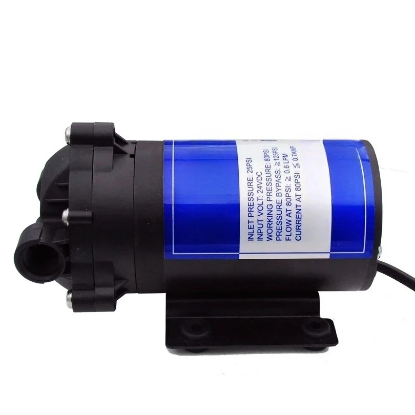 TYP-2500 24V DC 50GPD RO Water Booster Pump Diaphragm Pump for Reverse Osmosis System Pressure Increase