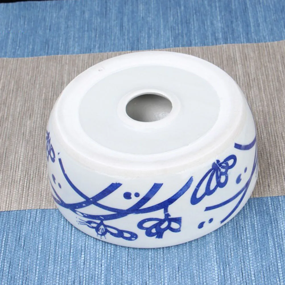 

1Pcs Ceramic Paint Pallet Flower Pattern Color Mixing Board Stable Desktop Tray for Watercolor Gouache Acrylic Oil Painting