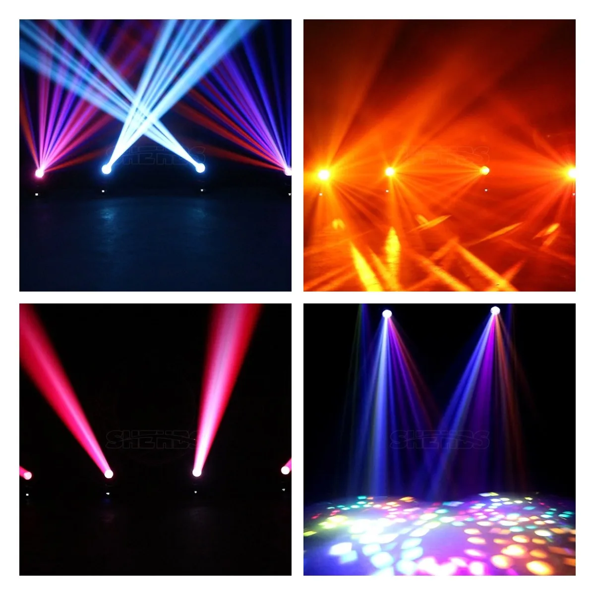 Imagem -04 - Shehds-iluminação da Cabeça Móvel com Estojo de Voo Lâmpada 275w Mais Facetas Prisma Circular dj Discoteca Discoteca Equipamento para Casamento