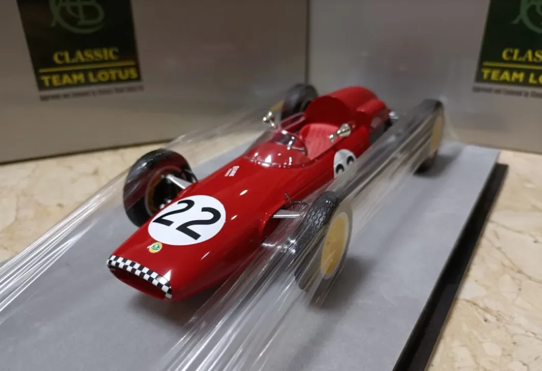 

Текмодель 1:18 F1 Лотос 21 # 22 Бельгия GP Jo Siffert 1963, имитация ограниченной серии, полимерная металлическая статическая модель автомобиля, подарок
